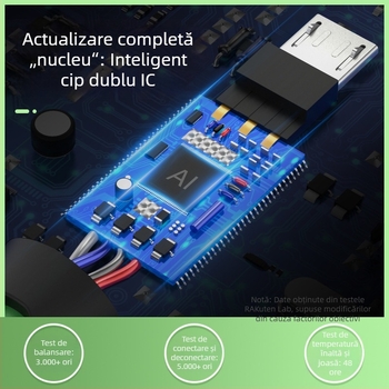 Cablu de încărcare din silicon lichid cu conectori Lightning, USB-C și Micro USB pentru încărcare rapidă