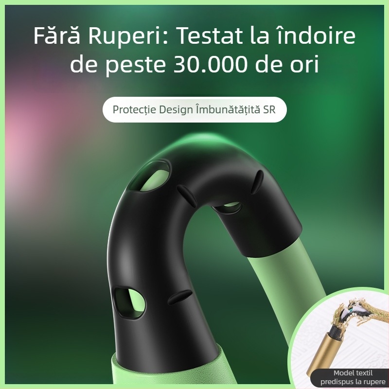 Cablu de încărcare din silicon lichid cu conectori Lightning, USB-C și Micro USB pentru încărcare rapidă