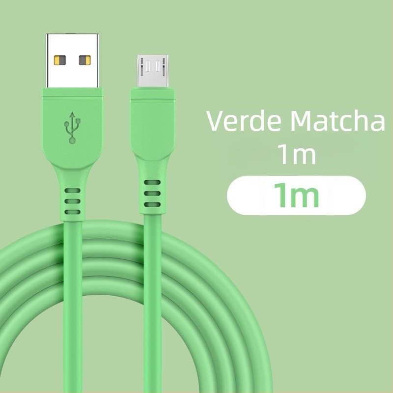 Cablu de încărcare din silicon lichid cu conectori Lightning, USB-C și Micro USB pentru încărcare rapidă