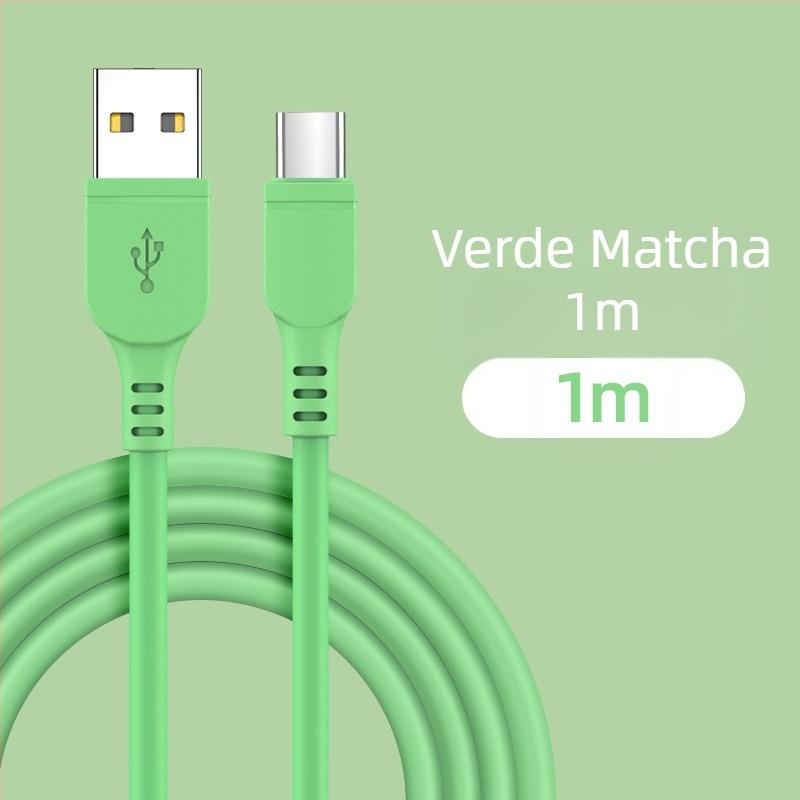 Cablu de încărcare din silicon lichid cu conectori Lightning, USB-C și Micro USB pentru încărcare rapidă