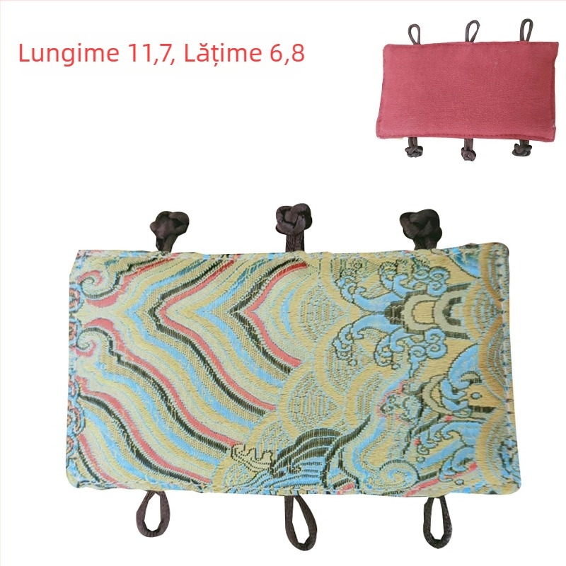 Husă de mâner pentru ceainic din fier, husă izolatoare din material textil pentru vase din cupru sau argint, accesorii pentru ceremonia ceaiului