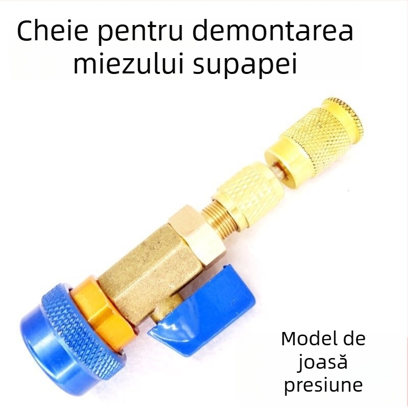 Unealtă de demontare și înlocuire a miezului valvei R134a pentru AC auto