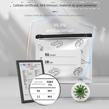 Pungi din folie de aluminiu, de calitate alimentară, pentru frigider și congelator, sigilante pentru depozitare în bucătărie
