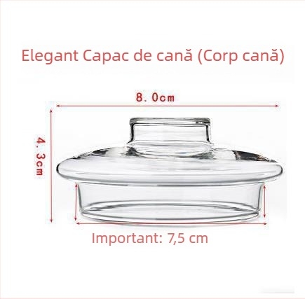 Sticlă borosilicată pentru ceainic: accesorii pentru interior, capac din sticlă, diverse capace și filtru de ceai
