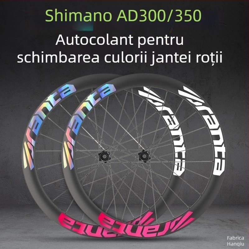Autocolante pentru butuci, cu schimbare de culoare, pentru Xidesheng Ad350/Ad300 – set de roți pentru bicicletă de șosea