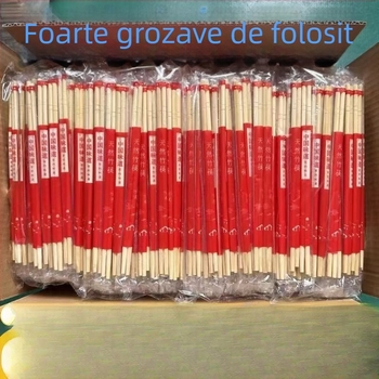 Bețișoare de unică folosință din bambus, ambalate individual, pentru uz casnic, fast-food și takeout