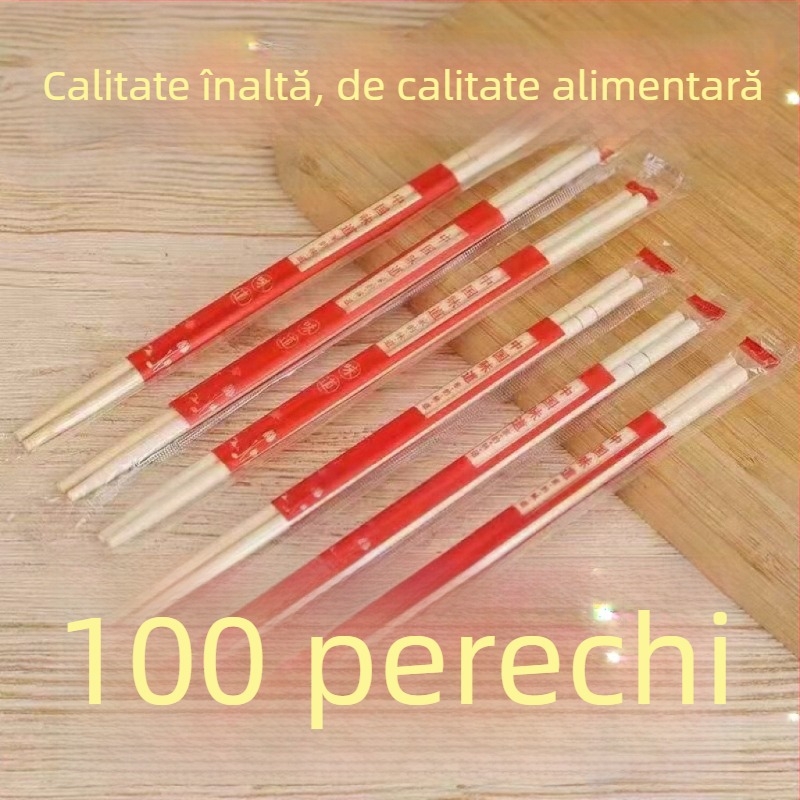 Bețișoare de unică folosință din bambus, ambalate individual, pentru uz casnic, fast-food și takeout