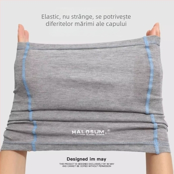Guler de gât din Tencel și lână, pentru bărbați și femei, toamnă-iarnă, protecție împotriva vântului, respirabil, elastic, multifuncțional pentru ciclism