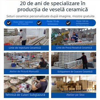 Set creativ de farfurii ceramice pentru uz casnic, farfurioare pentru sos și condimente în stil japonez