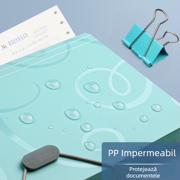 Organizator A6 tip acordeon cu compartimente multiple pentru facturi, geantă B6 multifuncțională pentru chitanțe și documente, dimensiune mică