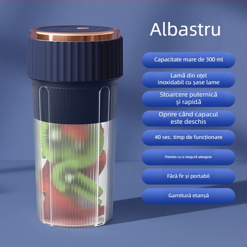 Noul storcător portabil, reîncărcabil, multifuncțional pentru fructe și legume
