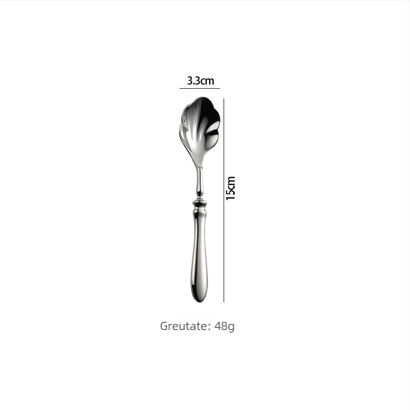 Set tacâmuri din oțel inoxidabil 304, mâner cu formă de dovleac, execuție forjată, cuțit, furcă și lingură, pentru restaurante și hoteluri de lux