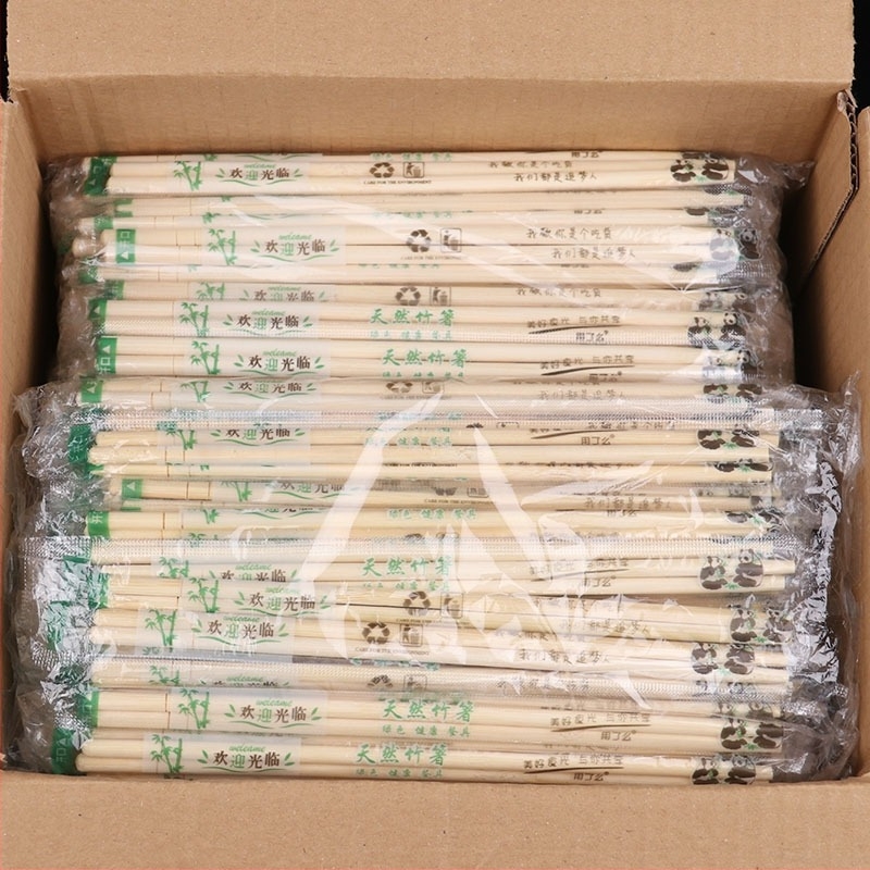 Set de unică folosință cu bol și bețișoare pentru banchet de nuntă; bol din plastic transparent, îngroșat, cu bețișoare