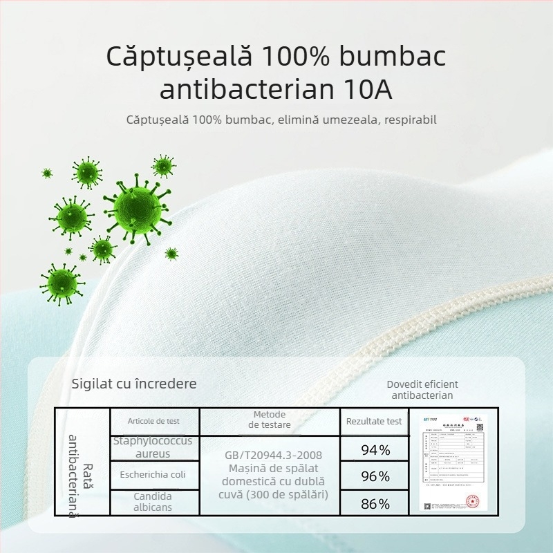 Boxeri bărbați din 100% bumbac, antibacteriali, Tip A, mărime mare