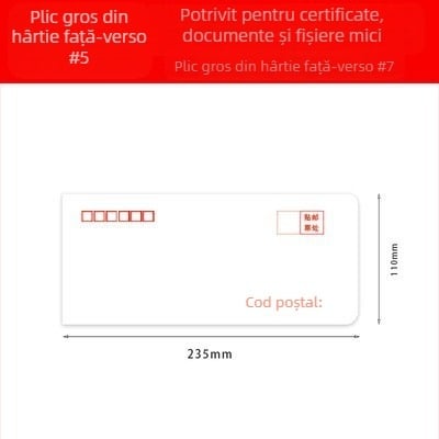 Plicuri A4 din hârtie kraft, pentru dimensiuni mici și mari, 2/3/5/7/9, plicuri pentru salarii