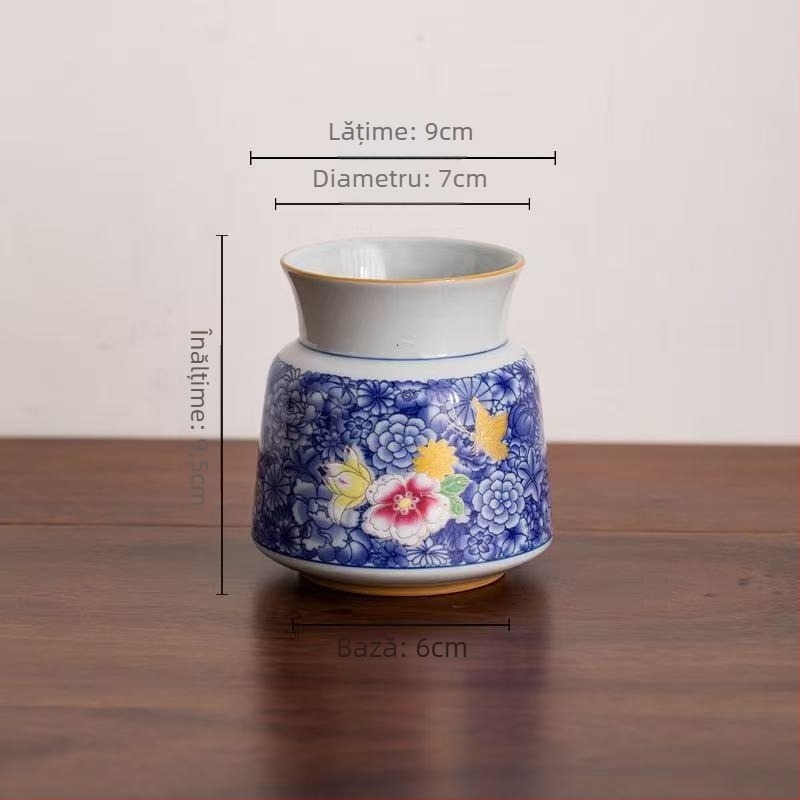Set de accesorii pentru ceremonia de ceai, stil antic, cu instrumente Six Gentlemen Kung Fu pentru ceai: clips pentru ceai, instrument de întreținere pentru ceai, ac pentru ceai și linguriță