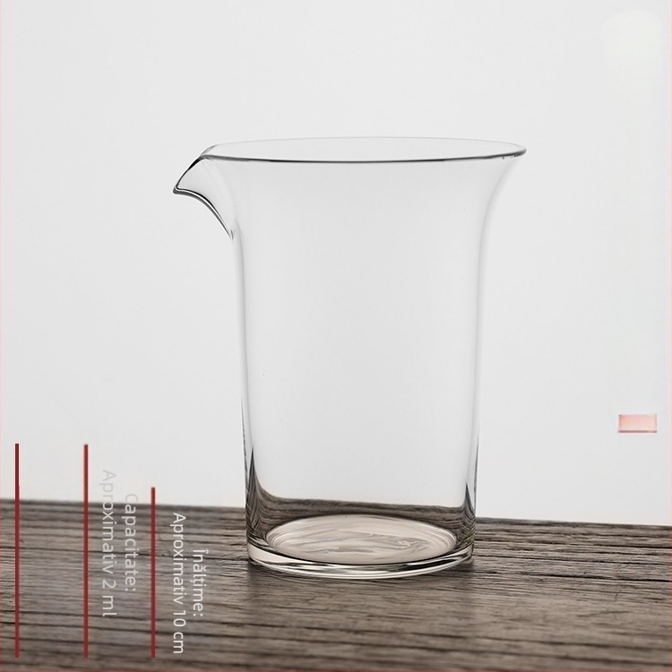 ceașcă de ceai din sticlă hexagonală cu filtru — set, rezistentă la temperaturi înalte, transparentă, cristal japonez