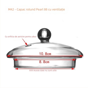 Filtru de ceai din sticlă borosilicat de înaltă calitate cu capac intern din sticlă; accesorii pentru ceainic; filtru de ceai