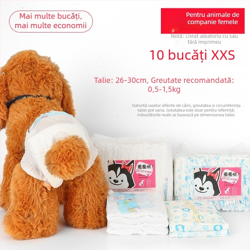 Pantaloni igienici pentru câini în timpul ciclului menstrual