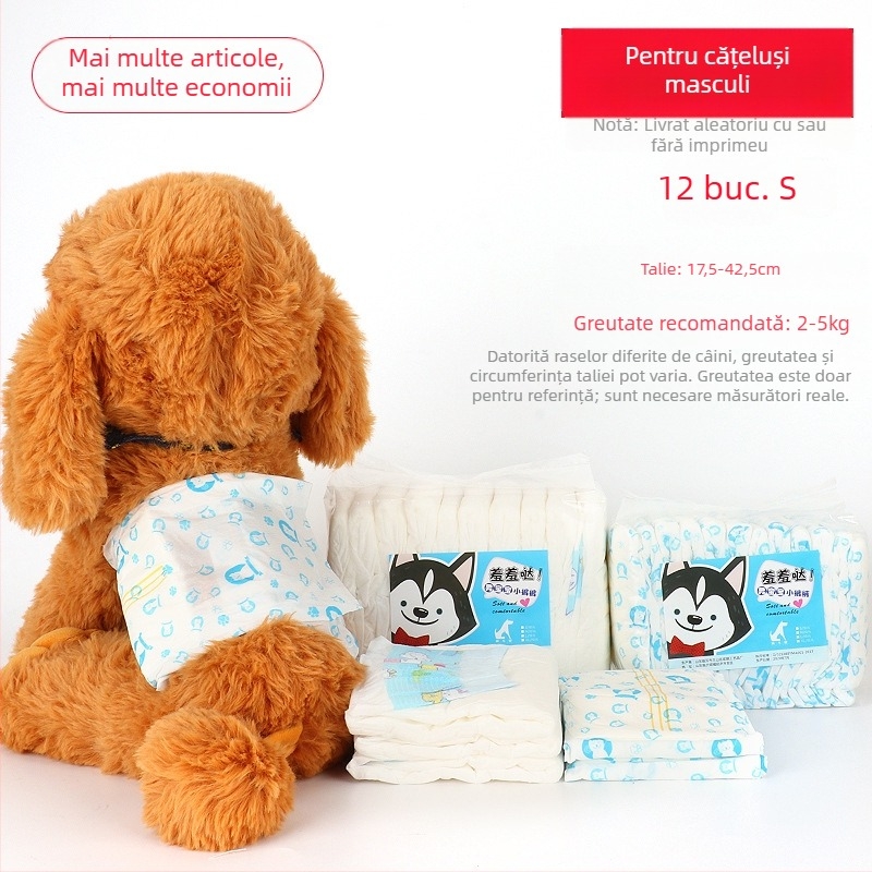 Pantaloni igienici pentru câini în timpul ciclului menstrual