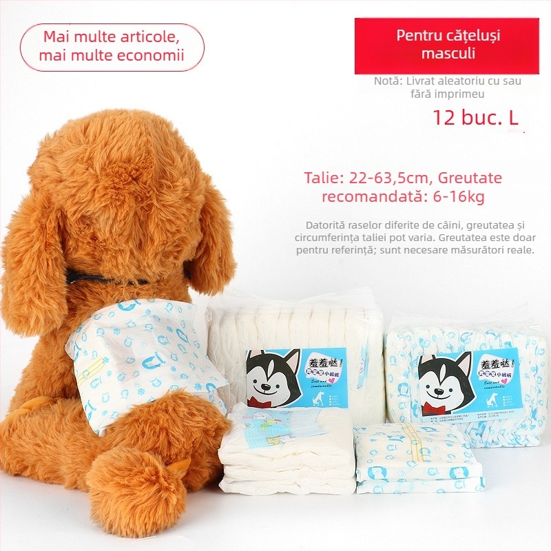 Pantaloni igienici pentru câini în timpul ciclului menstrual