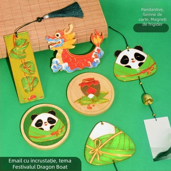 Pandantive cu clopoței de vânt email, stil chinezesc, kit DIY creativ pentru team-building