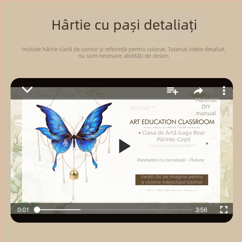 Pandantive cu clopoței de vânt email, stil chinezesc, kit DIY creativ pentru team-building