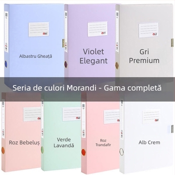 Cutie Morandi pentru fișiere, pliabilă, din plastic, format A4