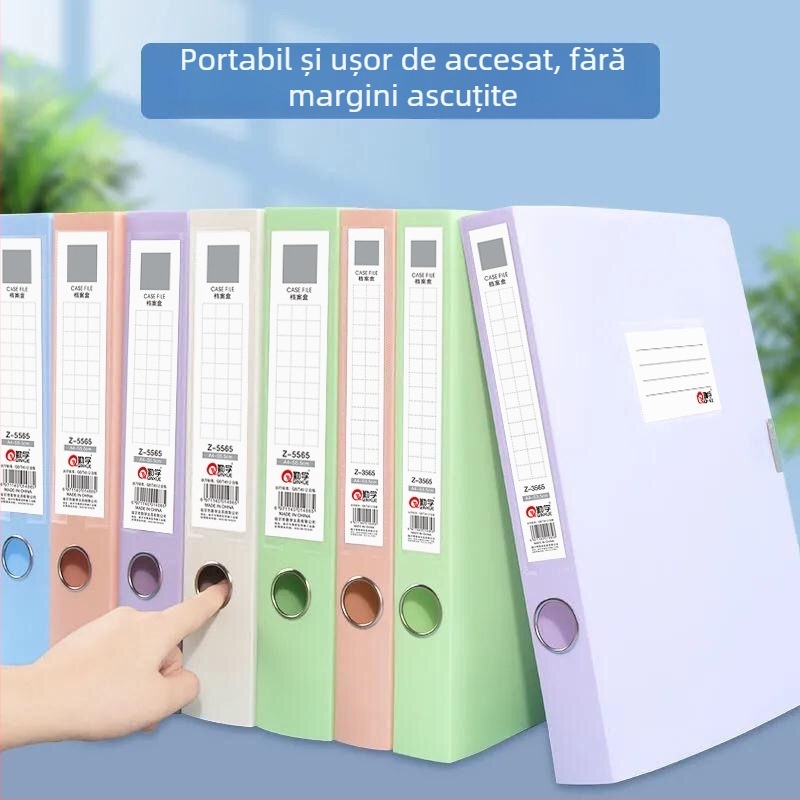 Cutie Morandi pentru fișiere, pliabilă, din plastic, format A4