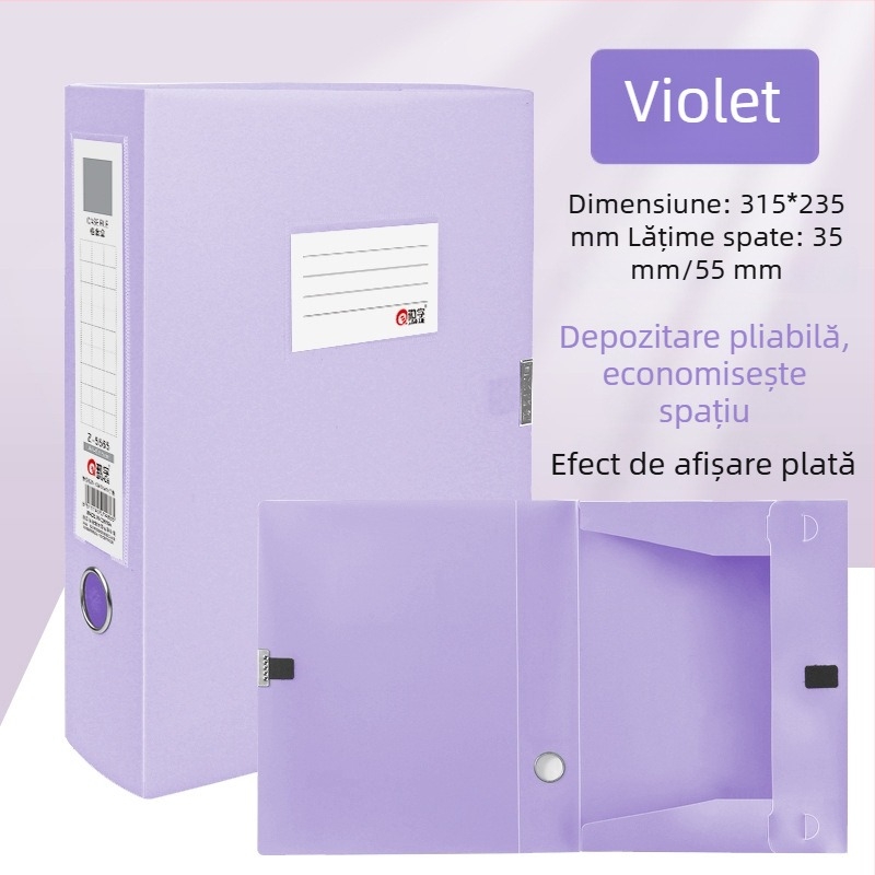 Cutie Morandi pentru fișiere, pliabilă, din plastic, format A4