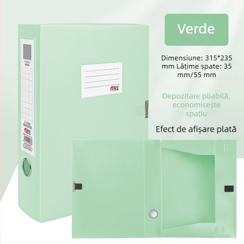 Cutie Morandi pentru fișiere, pliabilă, din plastic, format A4