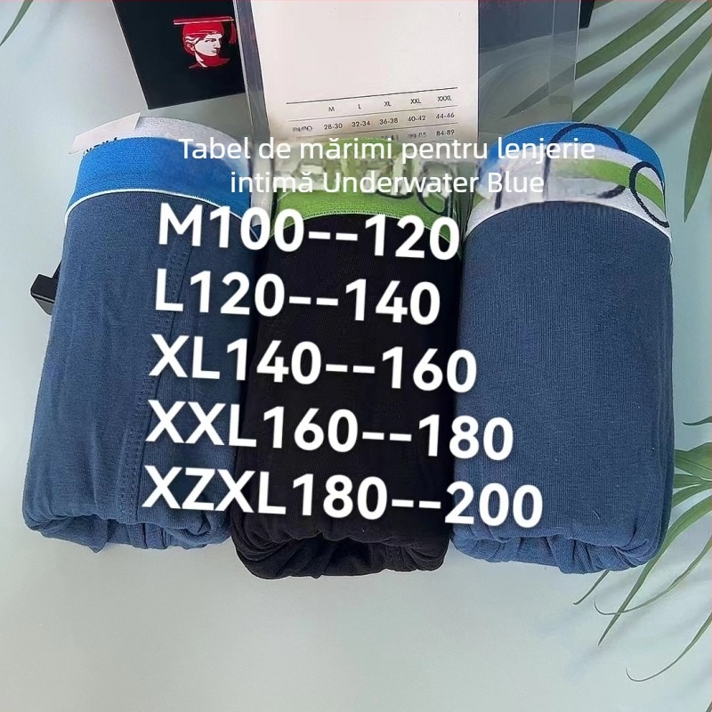Set cadou de boxeri pentru bărbați, ultra-subțiri, respirabili, croială în U, senzație răcoroasă