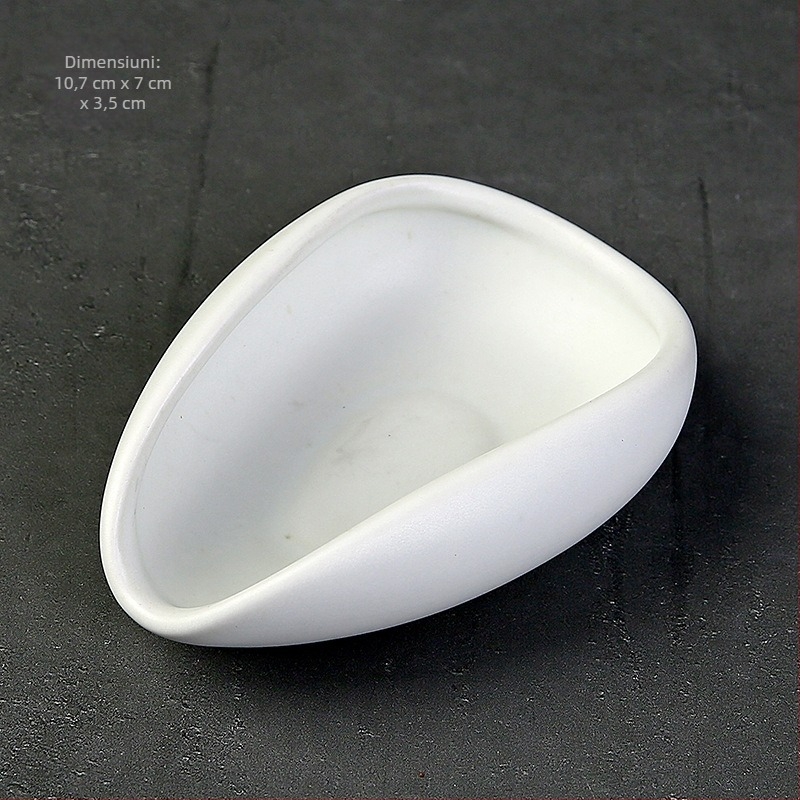 Set ceramic pentru ceremonia ceaiului cu tavă Lotus, lingură de ceai și linguriță – accesorii Gongfu pentru ceai