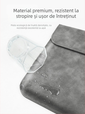 Husă pentru MacBook din piele PU, 14 inch Ultrabook Pro