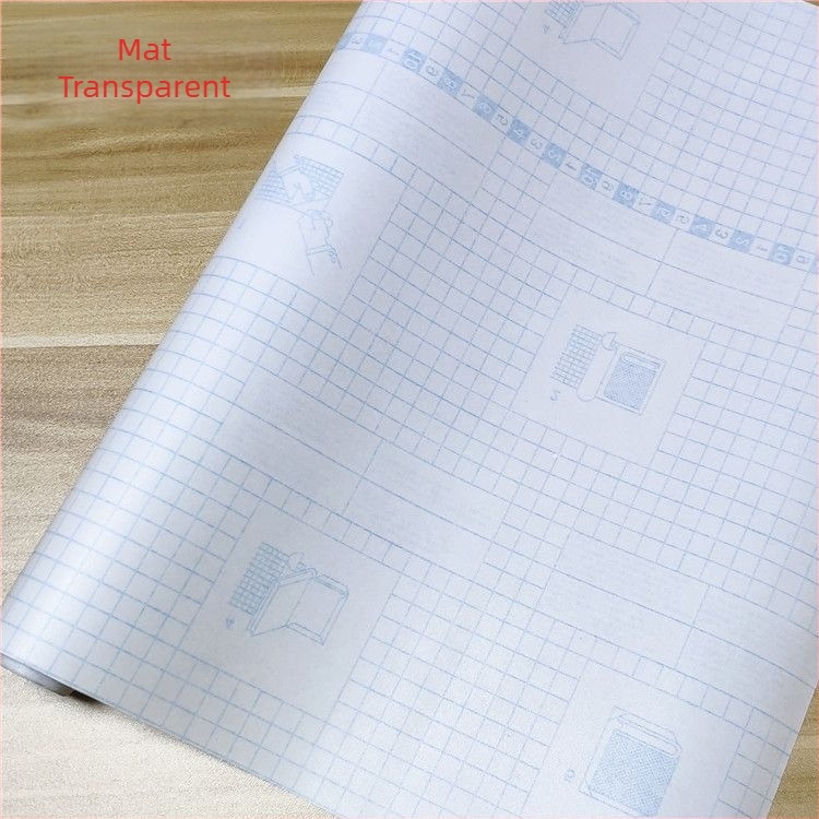 Folie transparentă autoadezivă pentru copertă de carte, rolă mare de 45 cm lățime, protecție pentru manuale, lungime 5,102 m