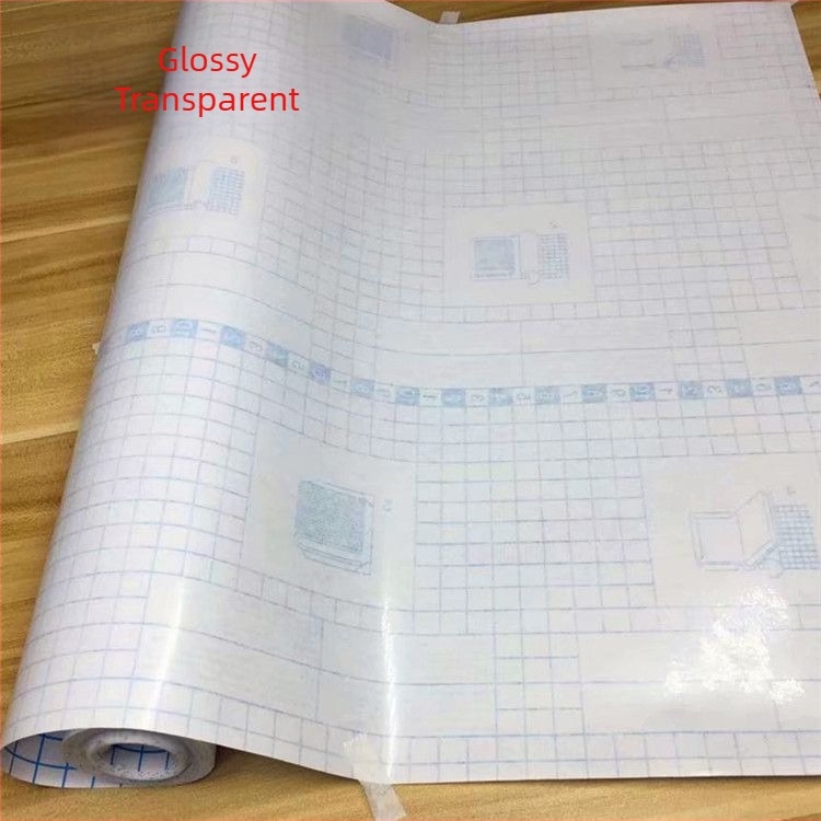Folie transparentă autoadezivă pentru copertă de carte, rolă mare de 45 cm lățime, protecție pentru manuale, lungime 5,102 m