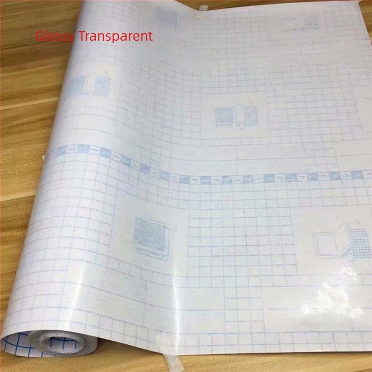 Folie transparentă autoadezivă pentru copertă de carte, rolă mare de 45 cm lățime, protecție pentru manuale, lungime 5,102 m