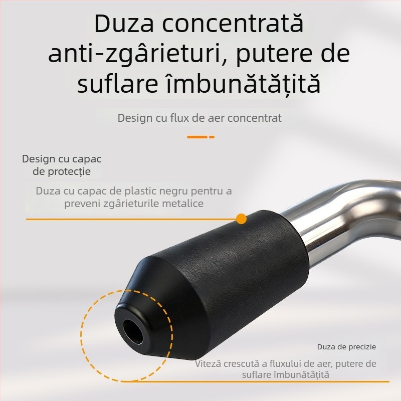 Pistol pneumatic pentru suflarea prafului cu furtun de aer extins, presiune înaltă, industrial