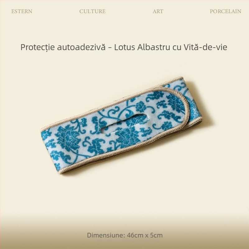 Xiangyi curea din velur pentru protecția ceainicului și gaiwanului, accesorii portabile pentru set de ceai în călătorii