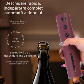 Deschizător electric pentru sticle de vin Jiebeida – automat, reîncărcabil, multifuncțional