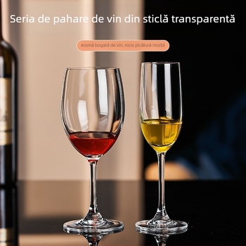 Set pahare din cristal pentru vin roșu Bordeaux, stil european