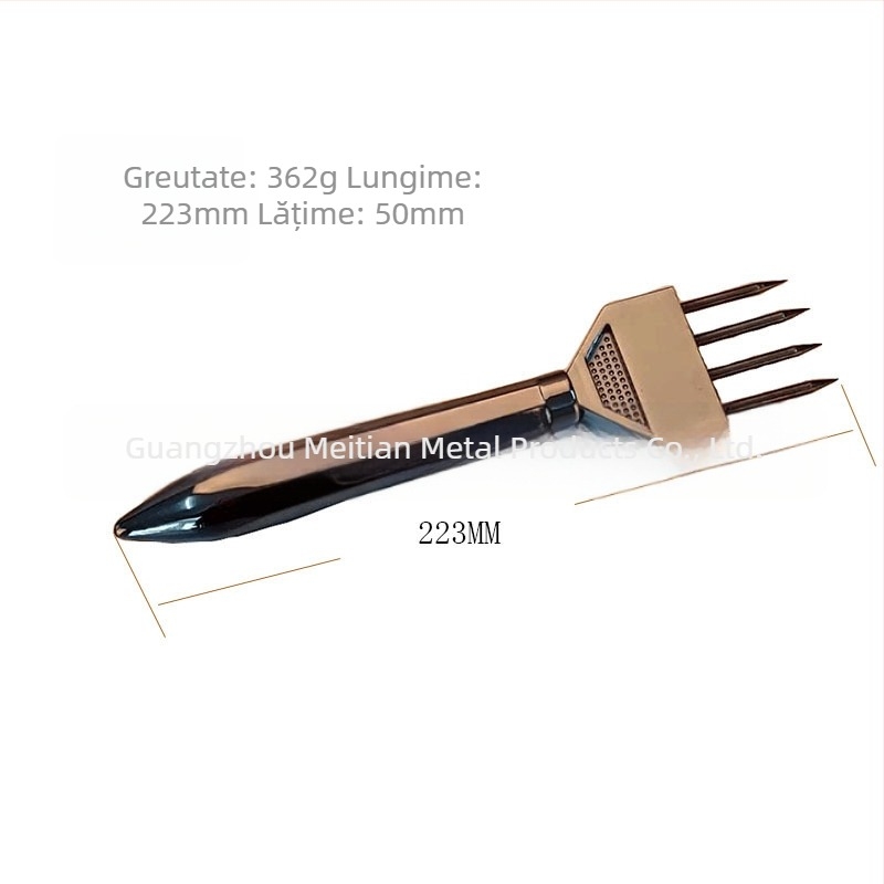 Zdrobitor de gheață din metal, pentru bar, cu zdrobitor manual, din aliaj de zinc