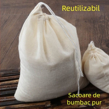 Pungă de filtrare pentru lapte de soia, cu tifon fin — pentru filtrare, fierbere, marinare și umplere; uneltă de bucătărie pentru prepararea tofu-ului