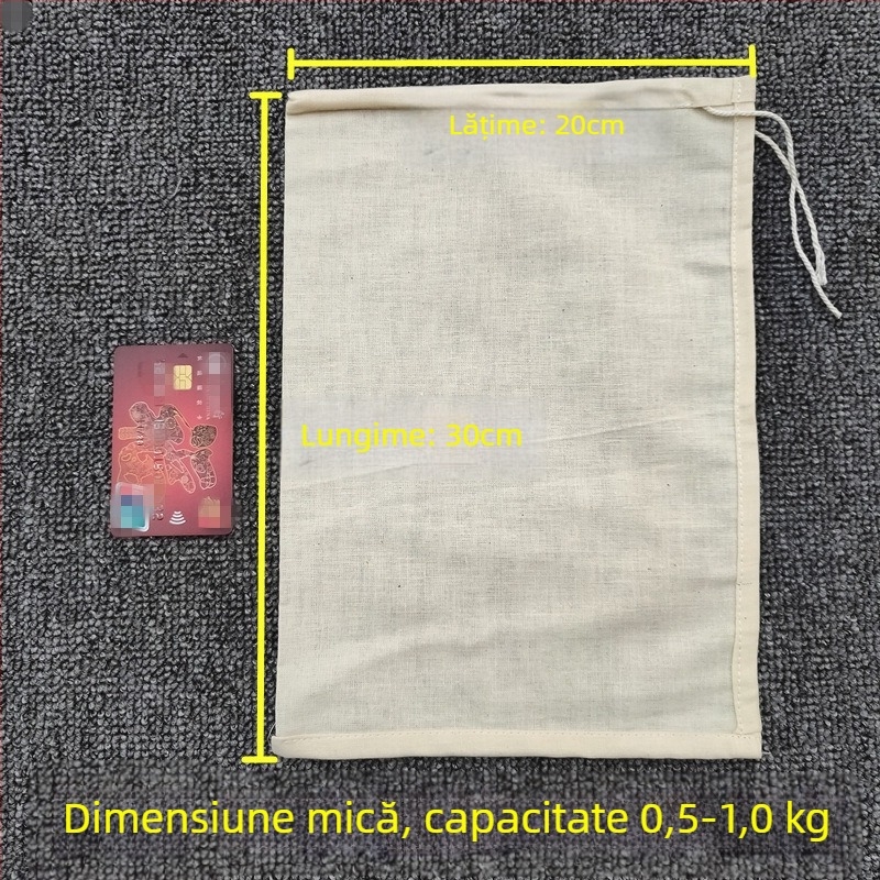 Pungă de filtrare pentru lapte de soia, cu tifon fin — pentru filtrare, fierbere, marinare și umplere; uneltă de bucătărie pentru prepararea tofu-ului