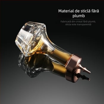 Sticluță din sticlă pentru bitters și absint — recipient mic pentru cocktailuri cu pipetă