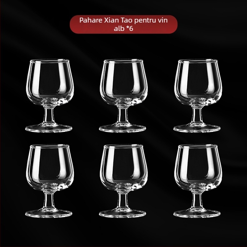Set Xiantao de pahare pentru Baijiu și vin, pentru uz casnic, lux ușor, cu pahare înalte și separator de băuturi