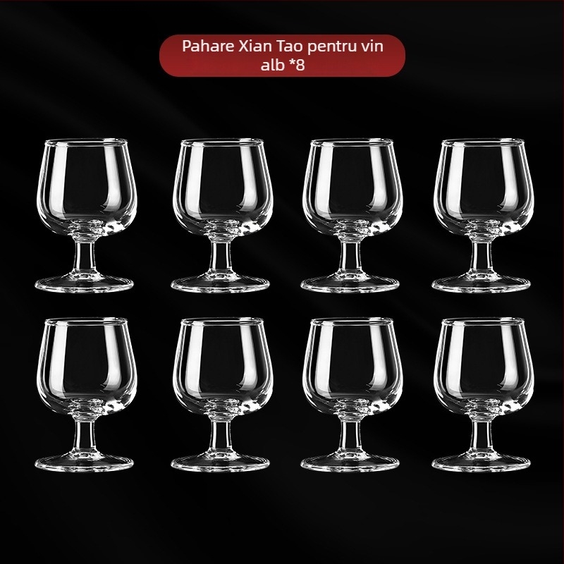 Set Xiantao de pahare pentru Baijiu și vin, pentru uz casnic, lux ușor, cu pahare înalte și separator de băuturi