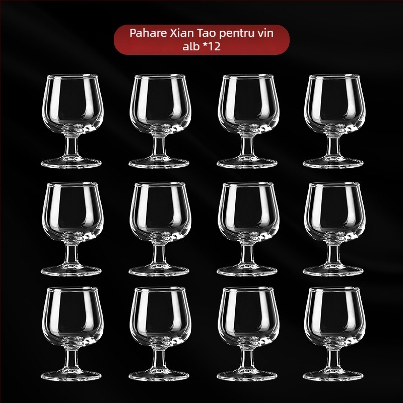 Set Xiantao de pahare pentru Baijiu și vin, pentru uz casnic, lux ușor, cu pahare înalte și separator de băuturi