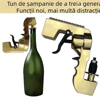 Pistol de stropire șampanie, a treia generație, pentru șampanie și bere, dop de vin pentru bar