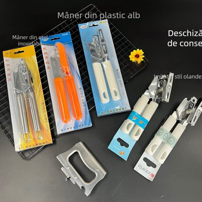 Deschizător multifuncțional pentru conserve și sticle, utensil de bucătărie din oțel inoxidabil